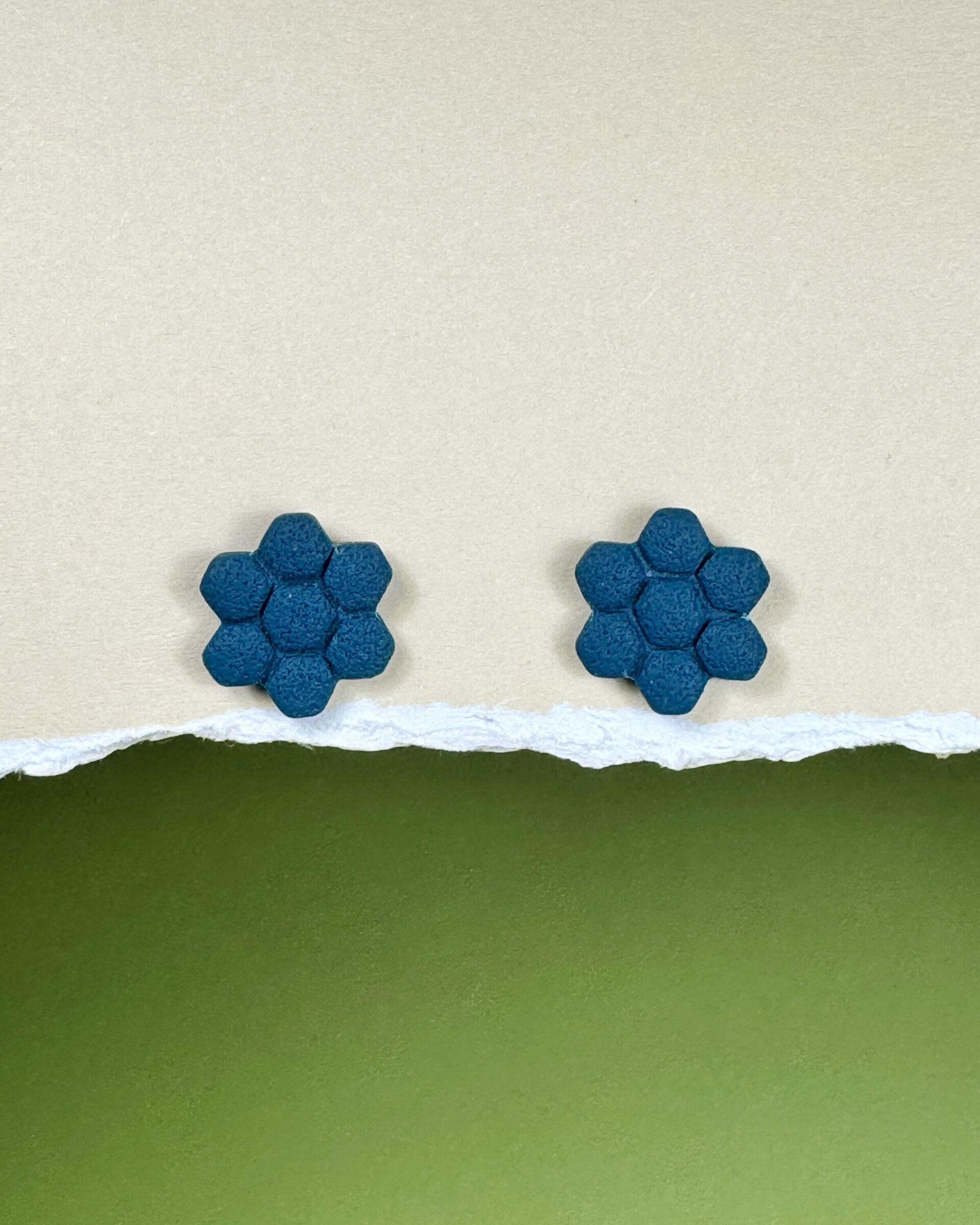 Pendientes Panal botón - 5