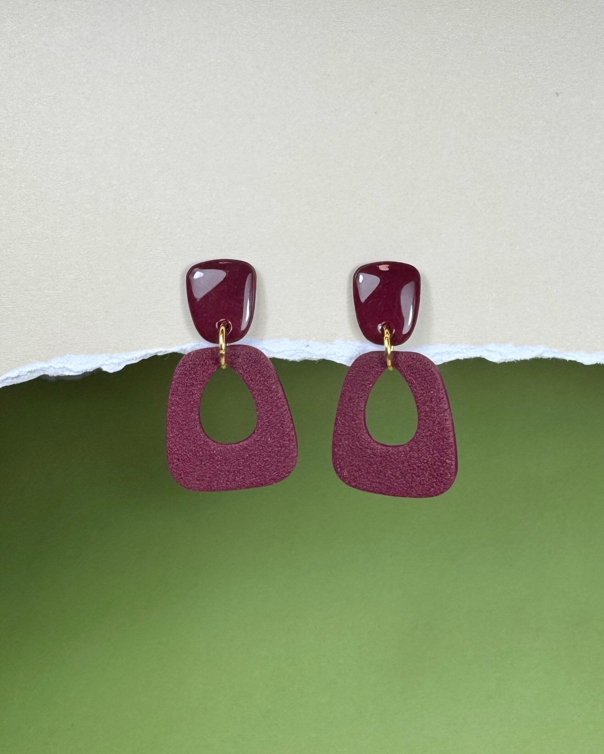 Pendientes Navalmoral Burdeos - 4