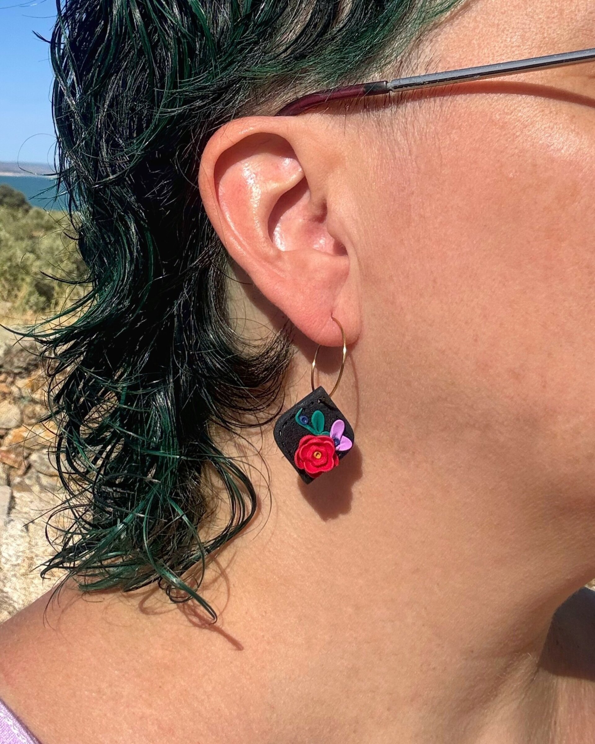 Pendientes Mantón Aro - 2