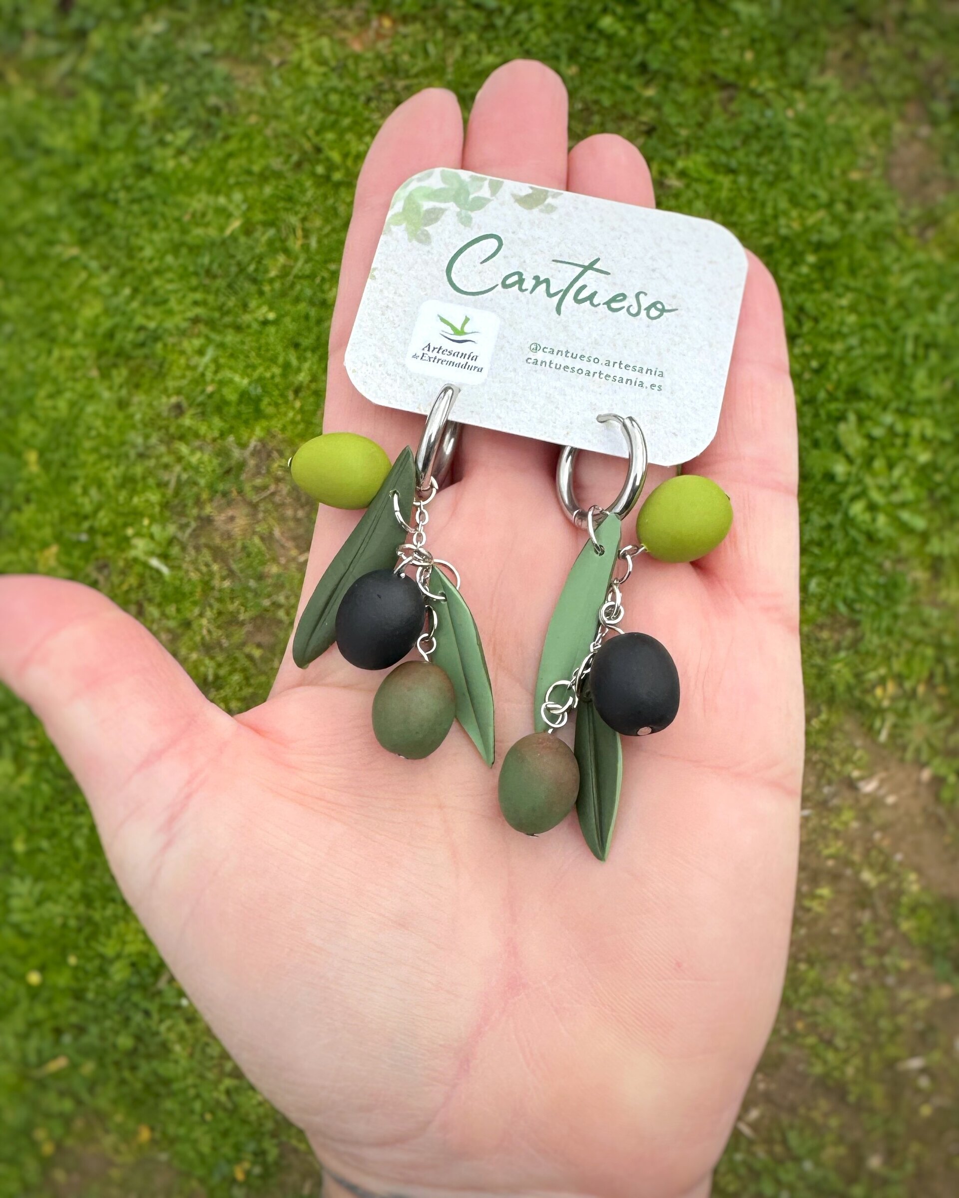 Pendientes Ramita de Olivo - 2