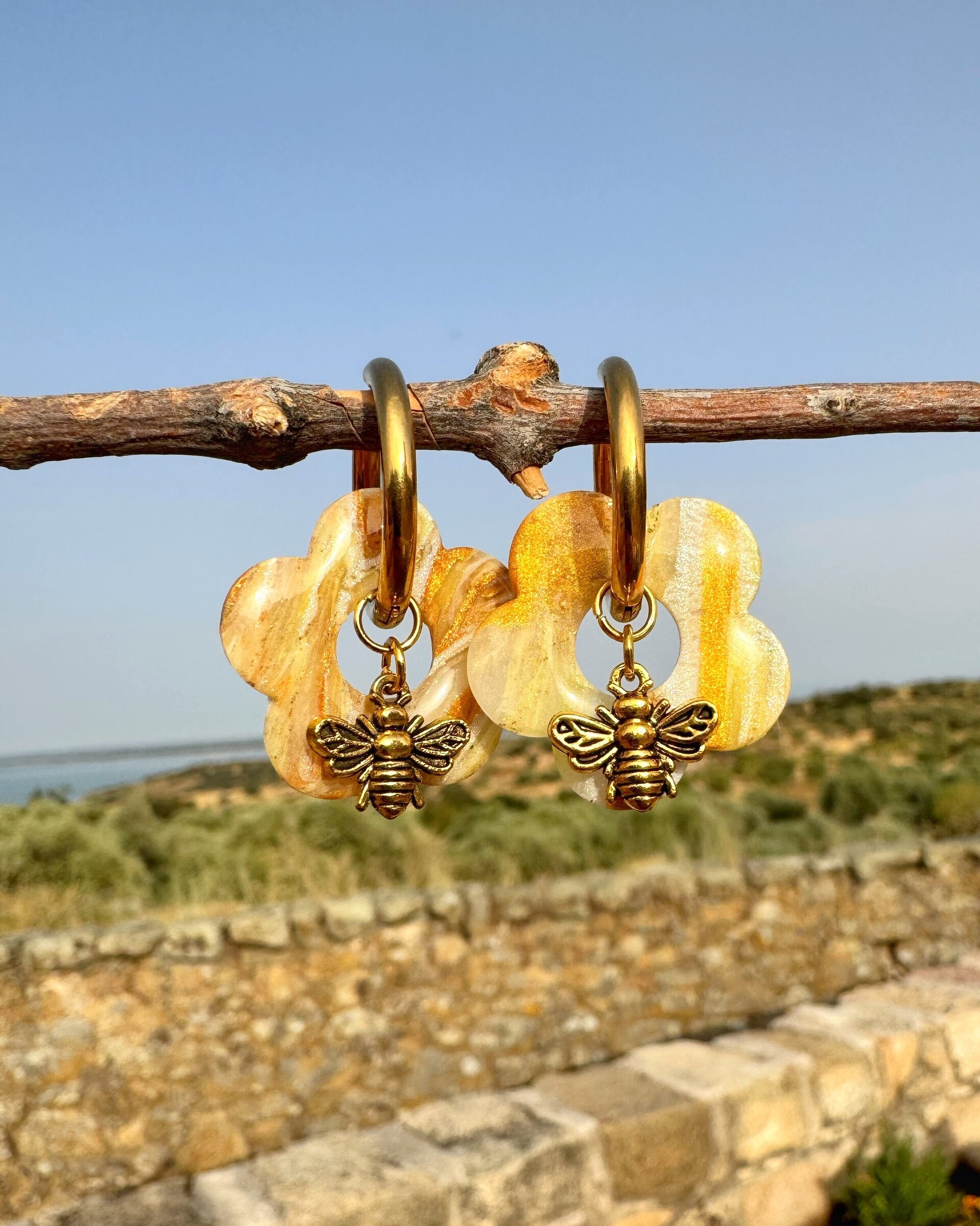 Pendientes  Aro Flor - 4