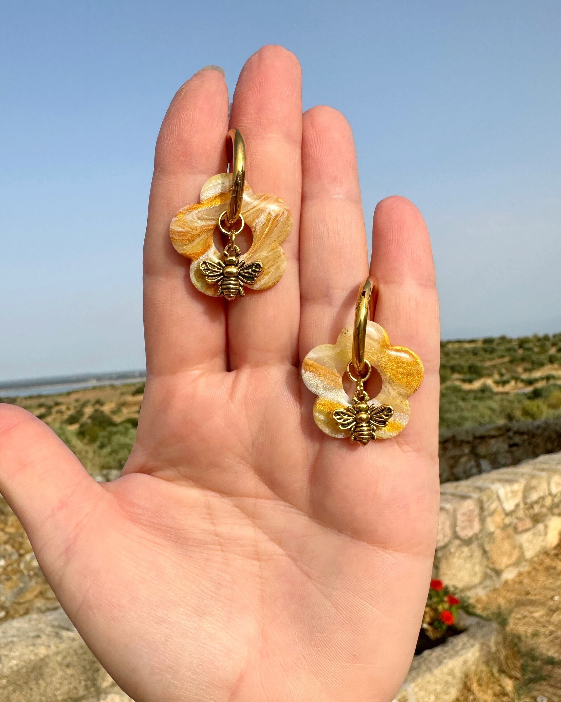 Pendientes  Aro Flor - 2