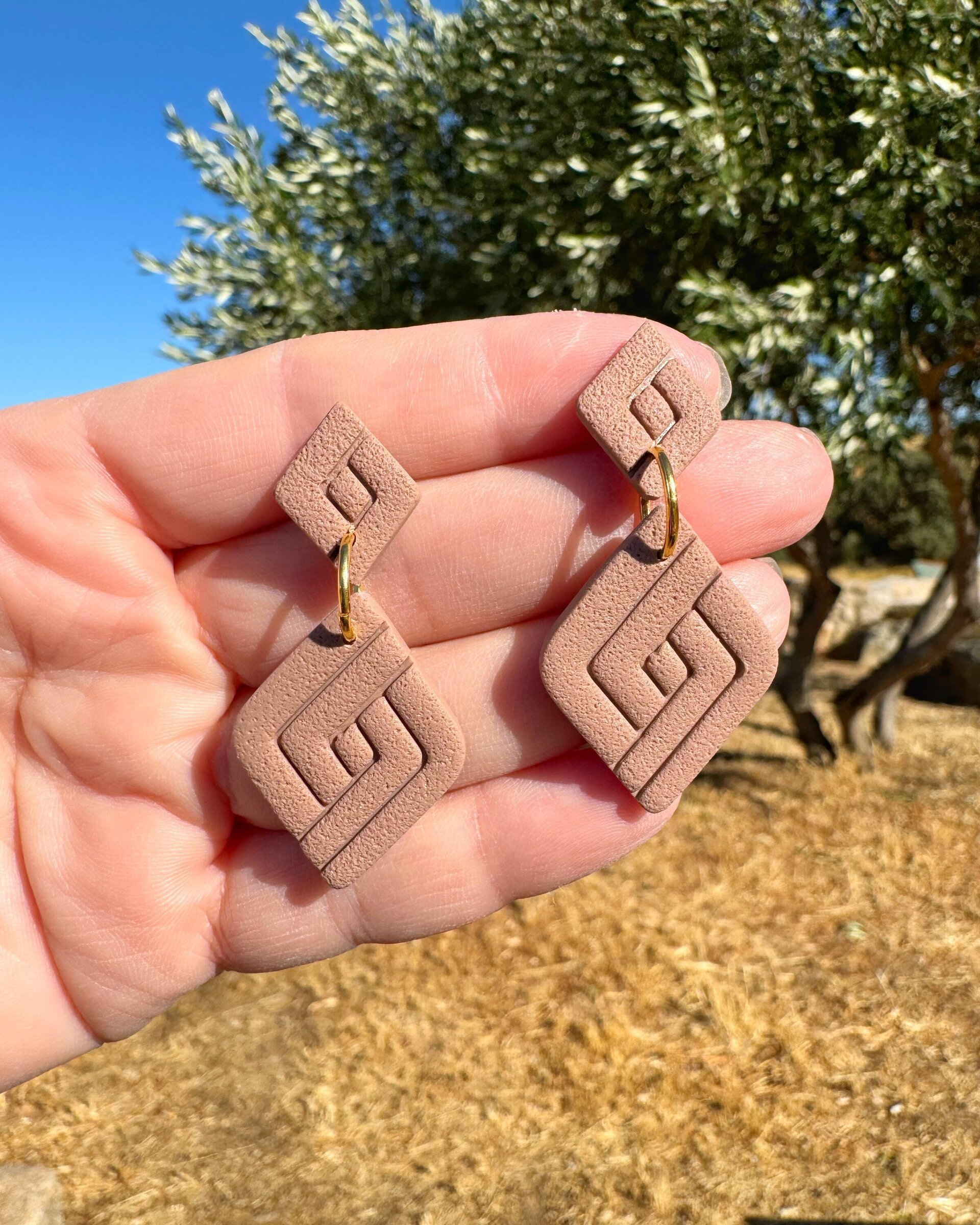 Pendientes Rombo doble - 4