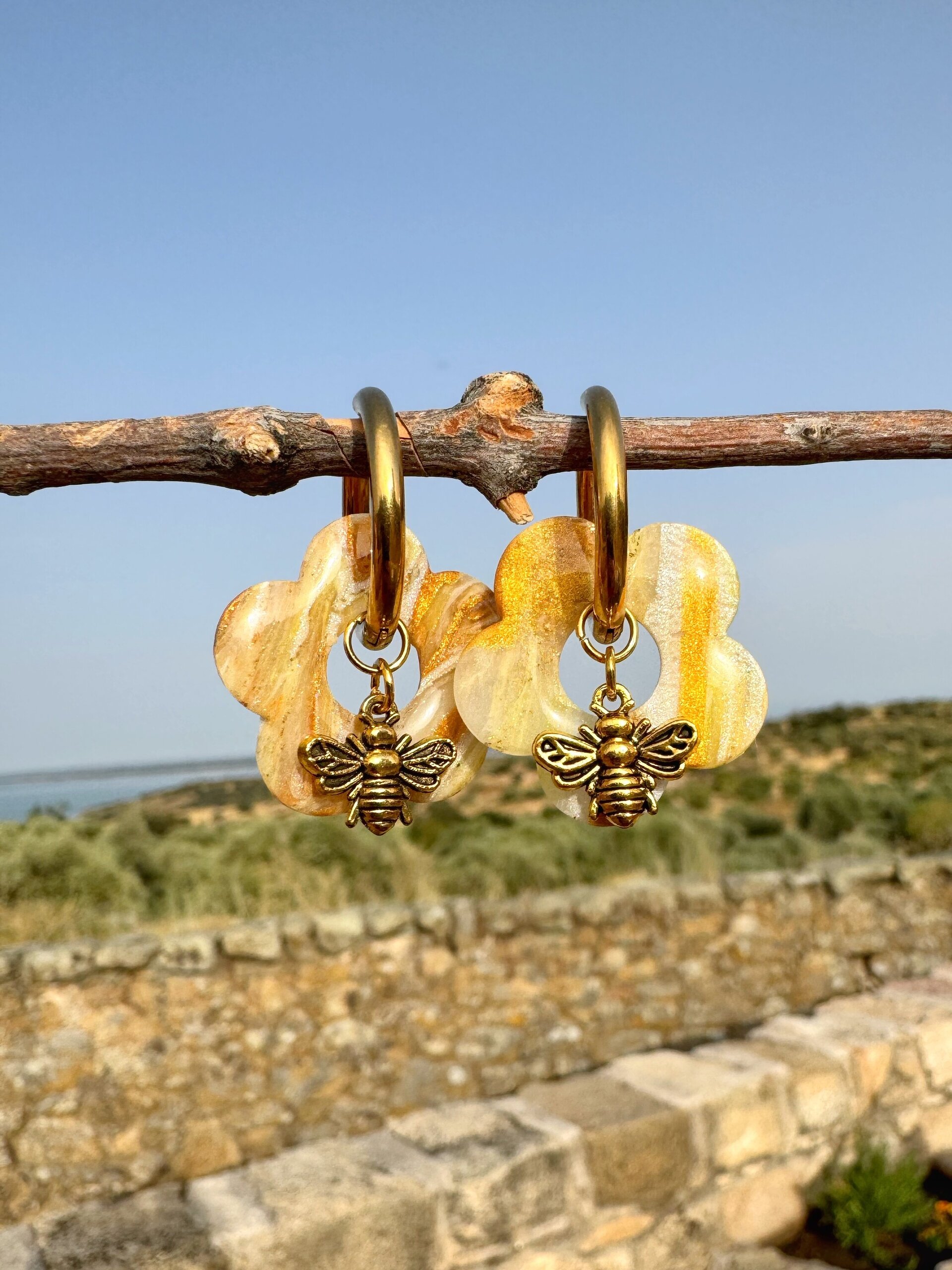 Pendientes  Aro Flor - 3