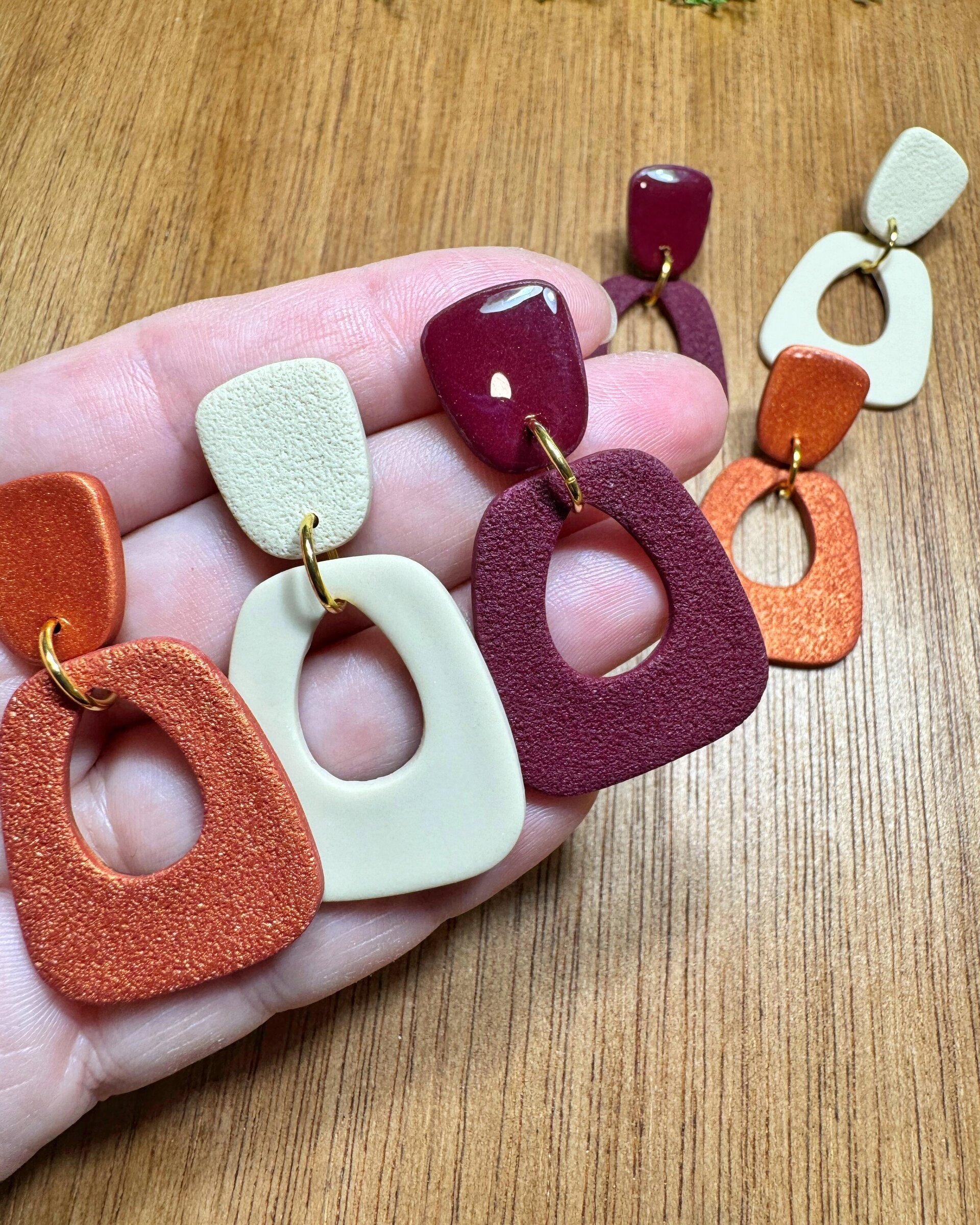 Pendientes Navalmoral Burdeos - 2