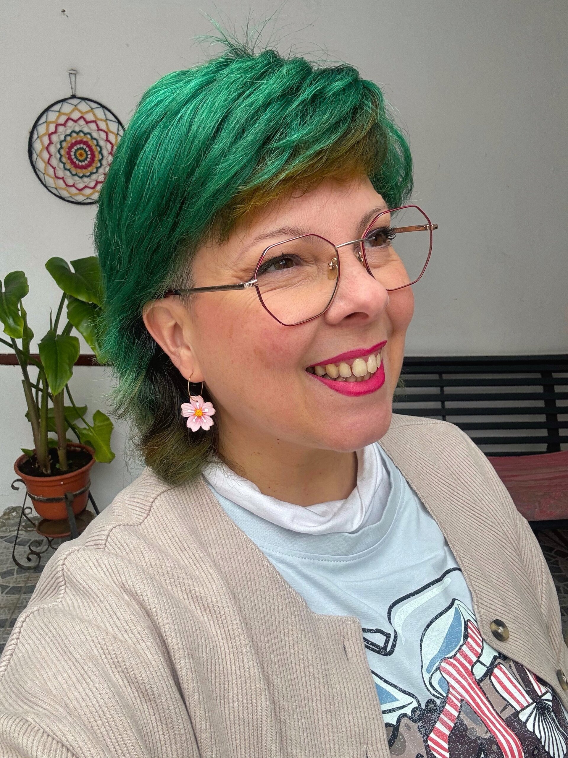 Pendientes Flor de Cerezo - 4