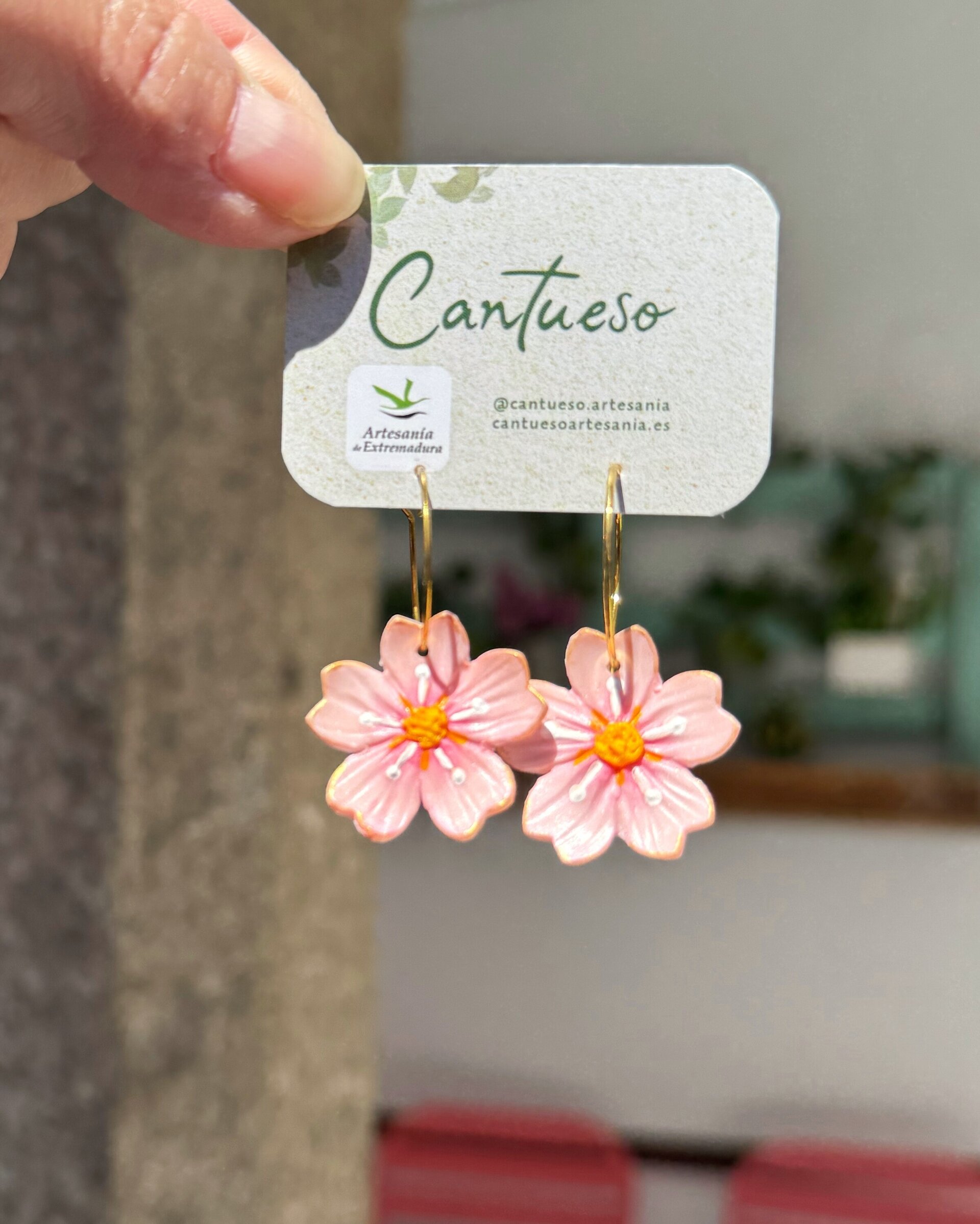 Pendientes Flor de Cerezo - 1