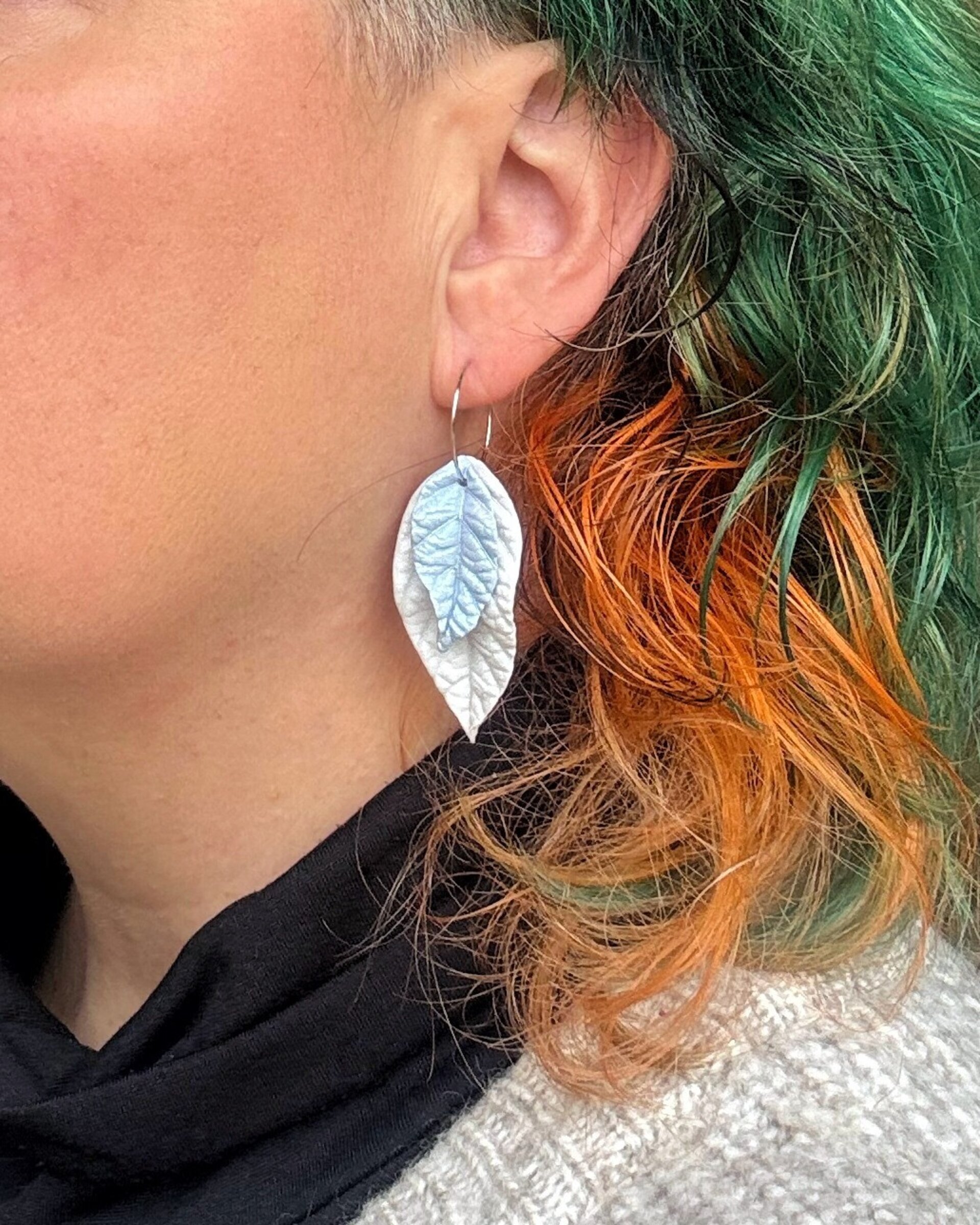 Pendientes Hoja Invierno - 2