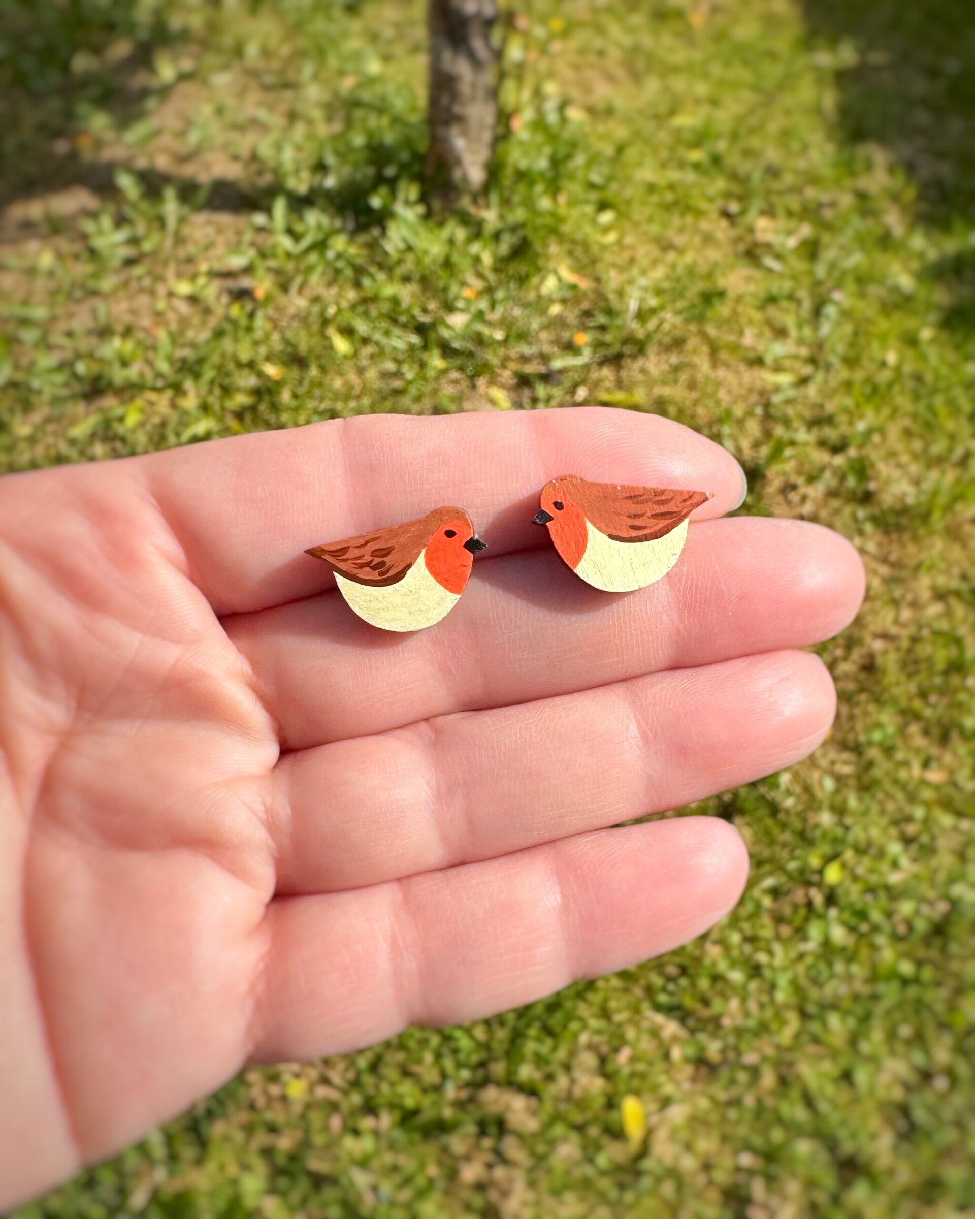 Pendientes Petirrojo Mini - 1