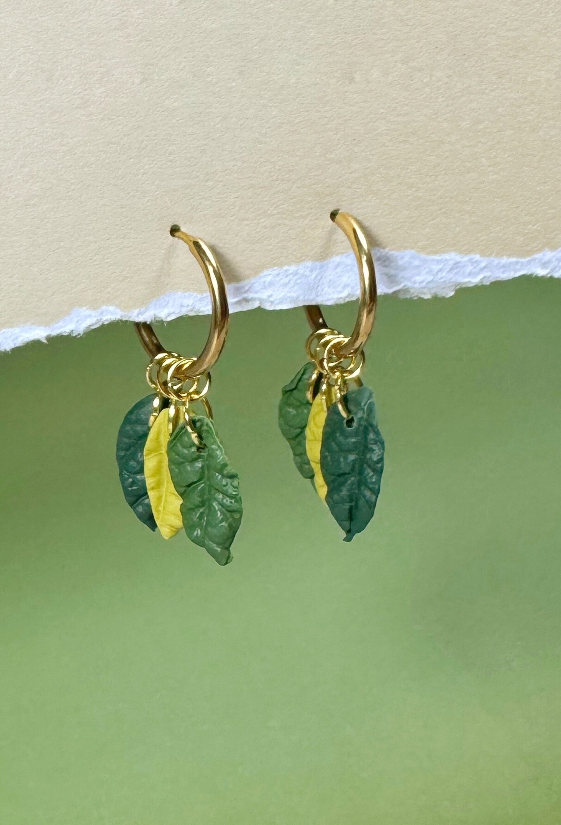 Pendientes Hoja Mini - 3