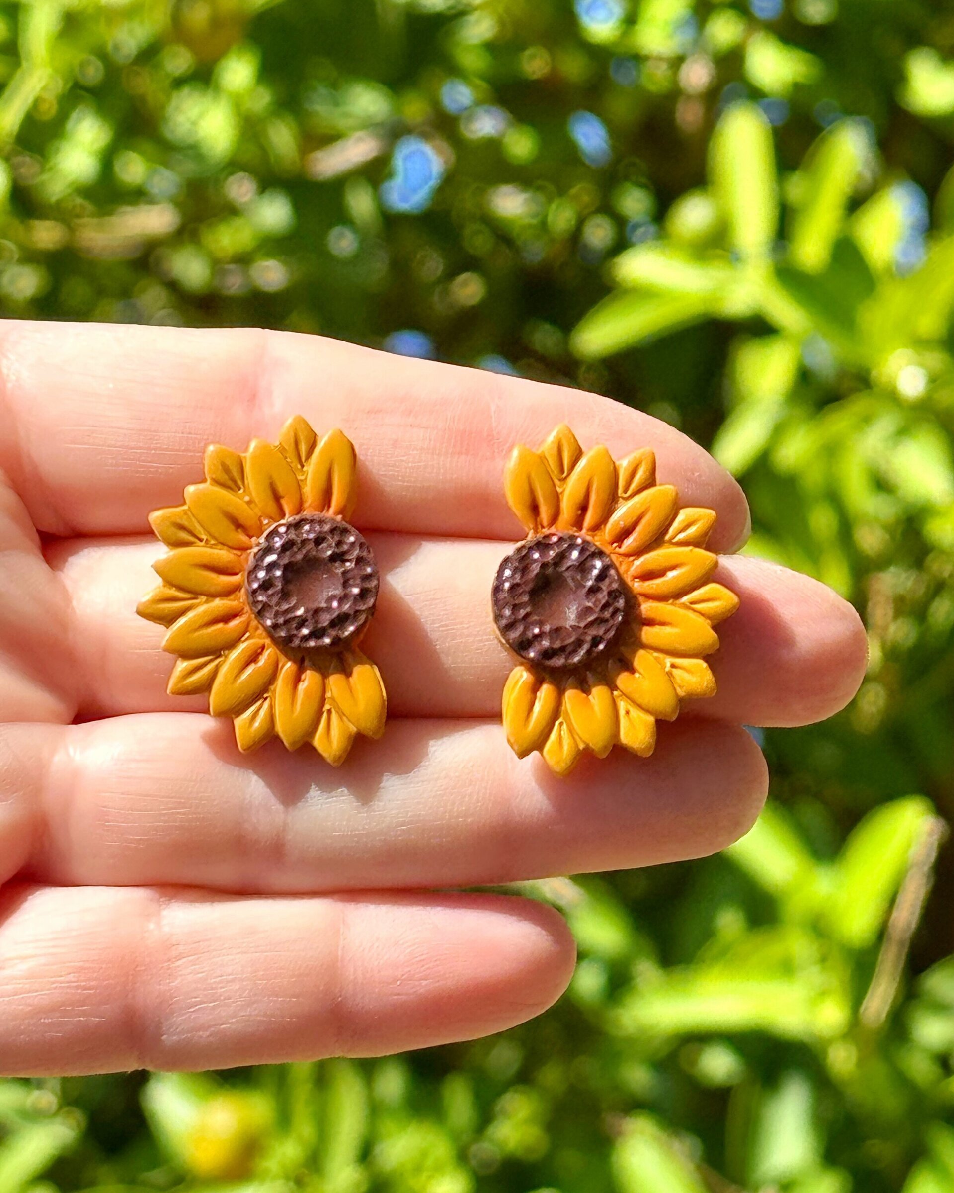 Pendientes Girasol - 2