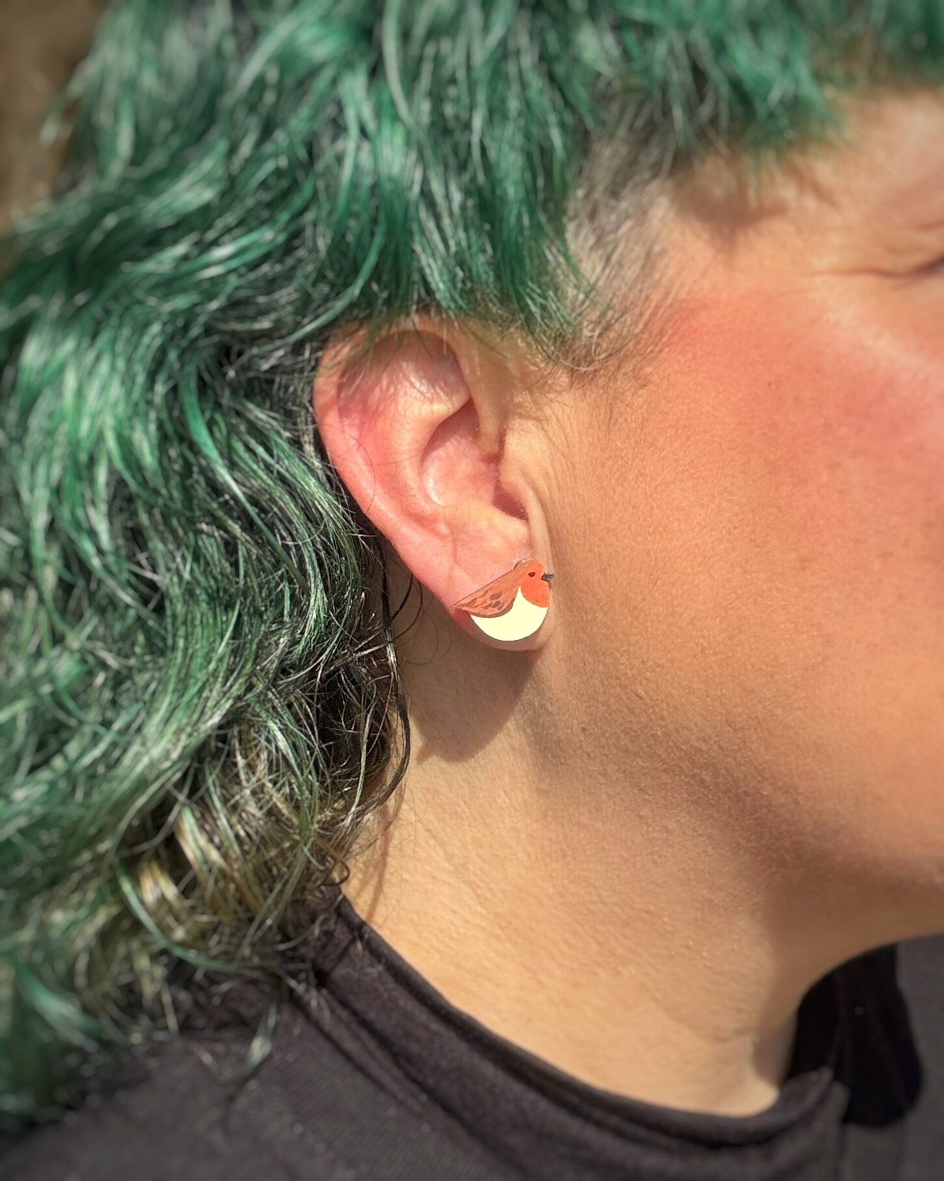 Pendientes Petirrojo Mini - 2