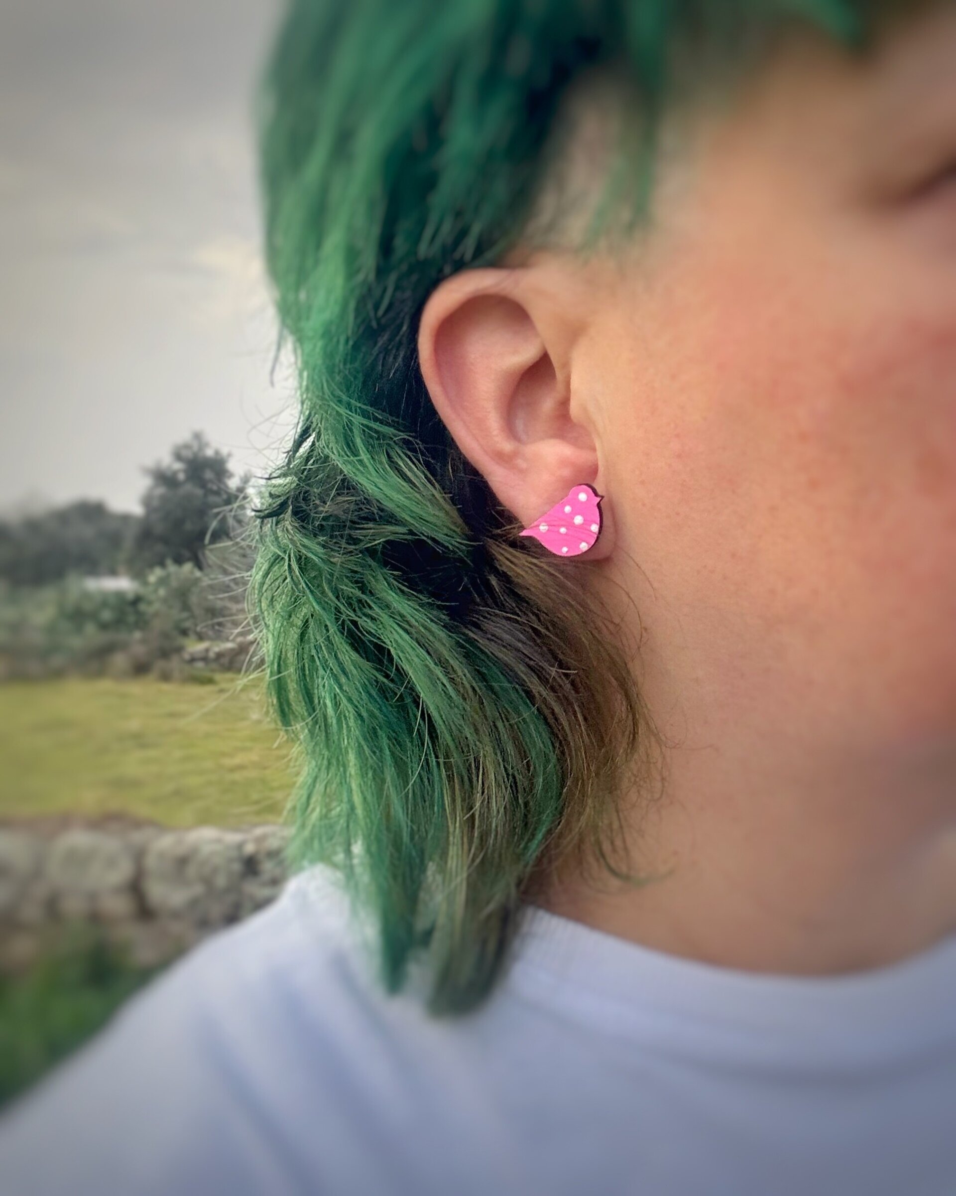 Pendientes Pájaros Lunares Mini - 2