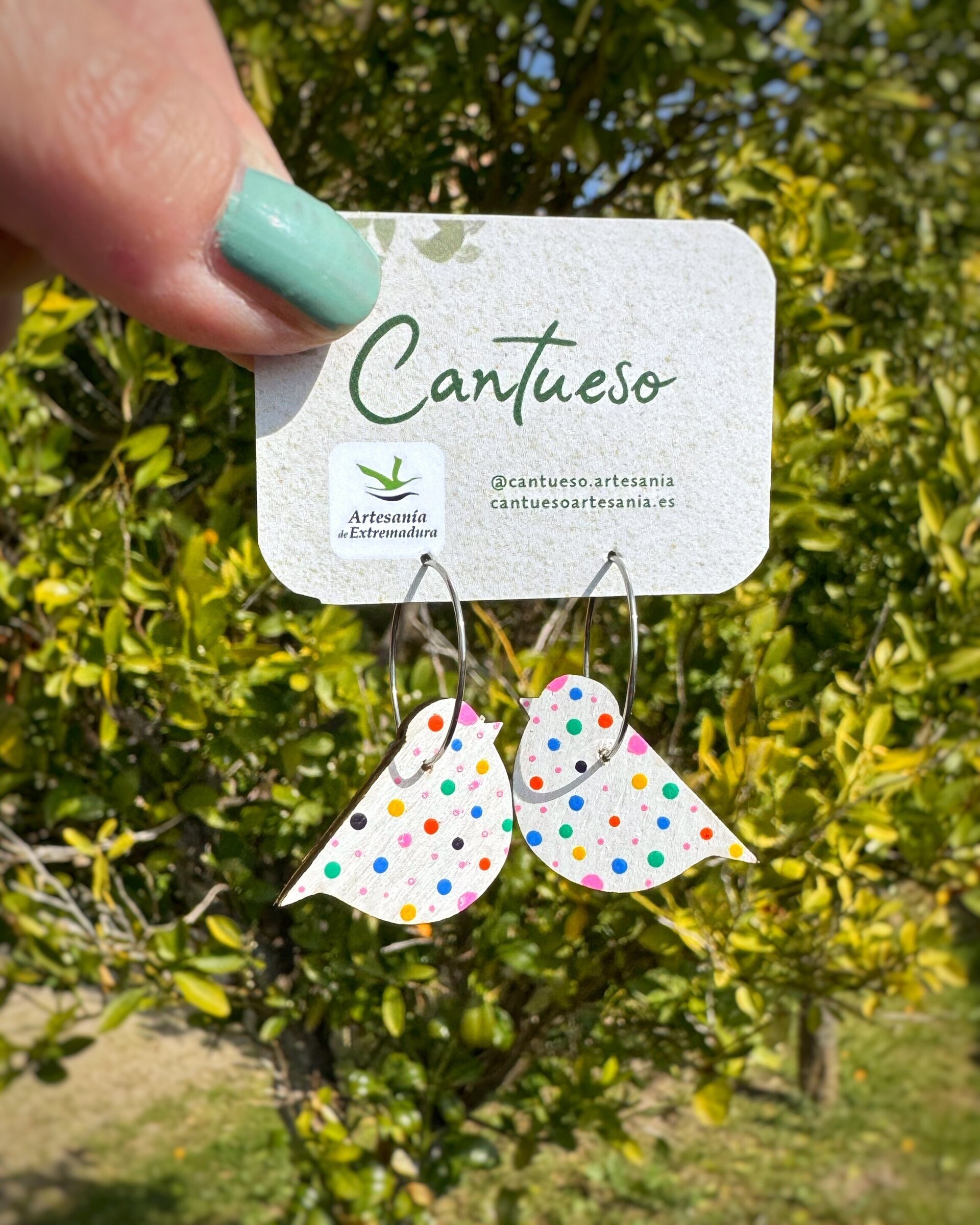 Pendientes Pájaros Lunares - 2