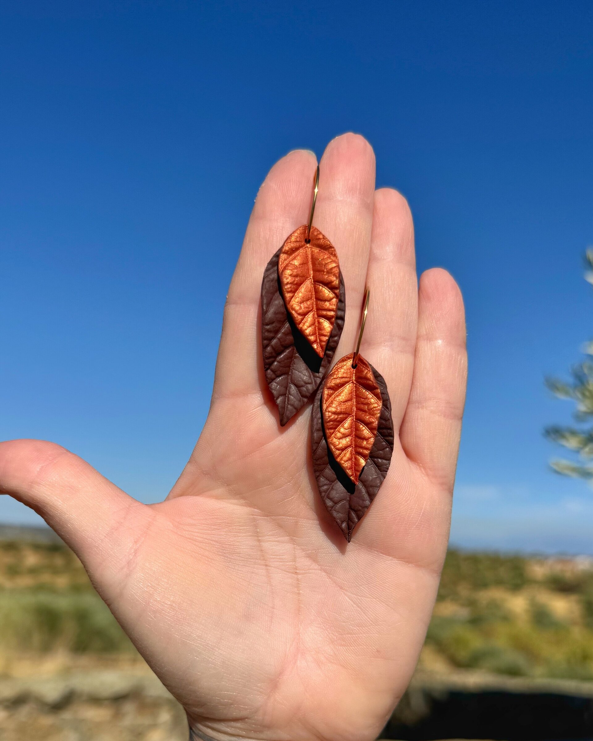 Pendientes Hoja Otoño - 2